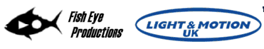 Fish eye products light and motion Undewater camera and housings for divers